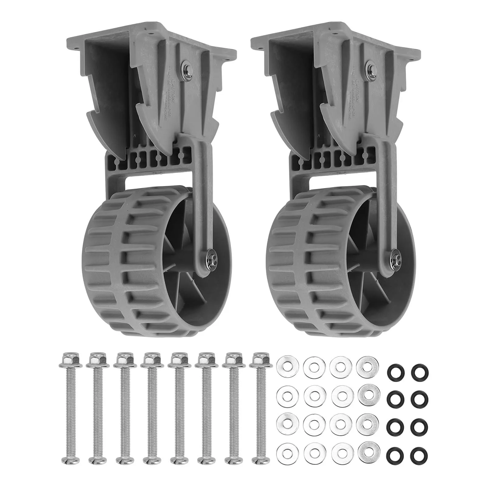 2Pcs Dinghy Wheels Nylon Inflatable Boat Easy Mount Launching Wheel for Raft Small Kayak