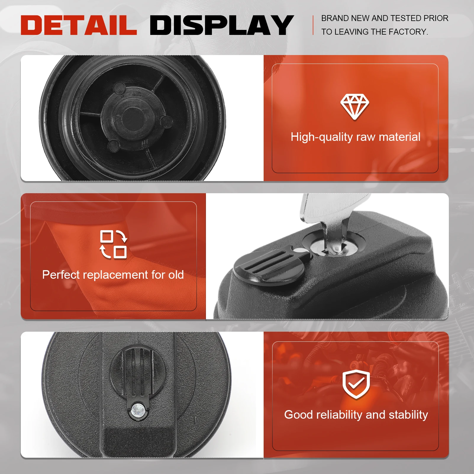 Fuel Tank Cap Lock 7020-010120 for CF-Moto CForce CF ATV UTV 450 550 550 550 520 800 820 850 1000 EU4 EU5 7020-010120