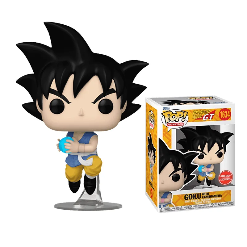 

Dragon Ball Funko Pop аниме и манга Гоку с периферийными фигурками Kamehameha, игрушки для мальчиков, подарок, коллекционные украшения