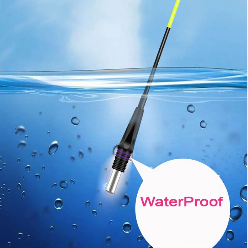 WLPFISHING Fishing Floats HD Green Light Electric Night Fishing Floaters Cool Light Source No Dazzle Bobbers Accessory