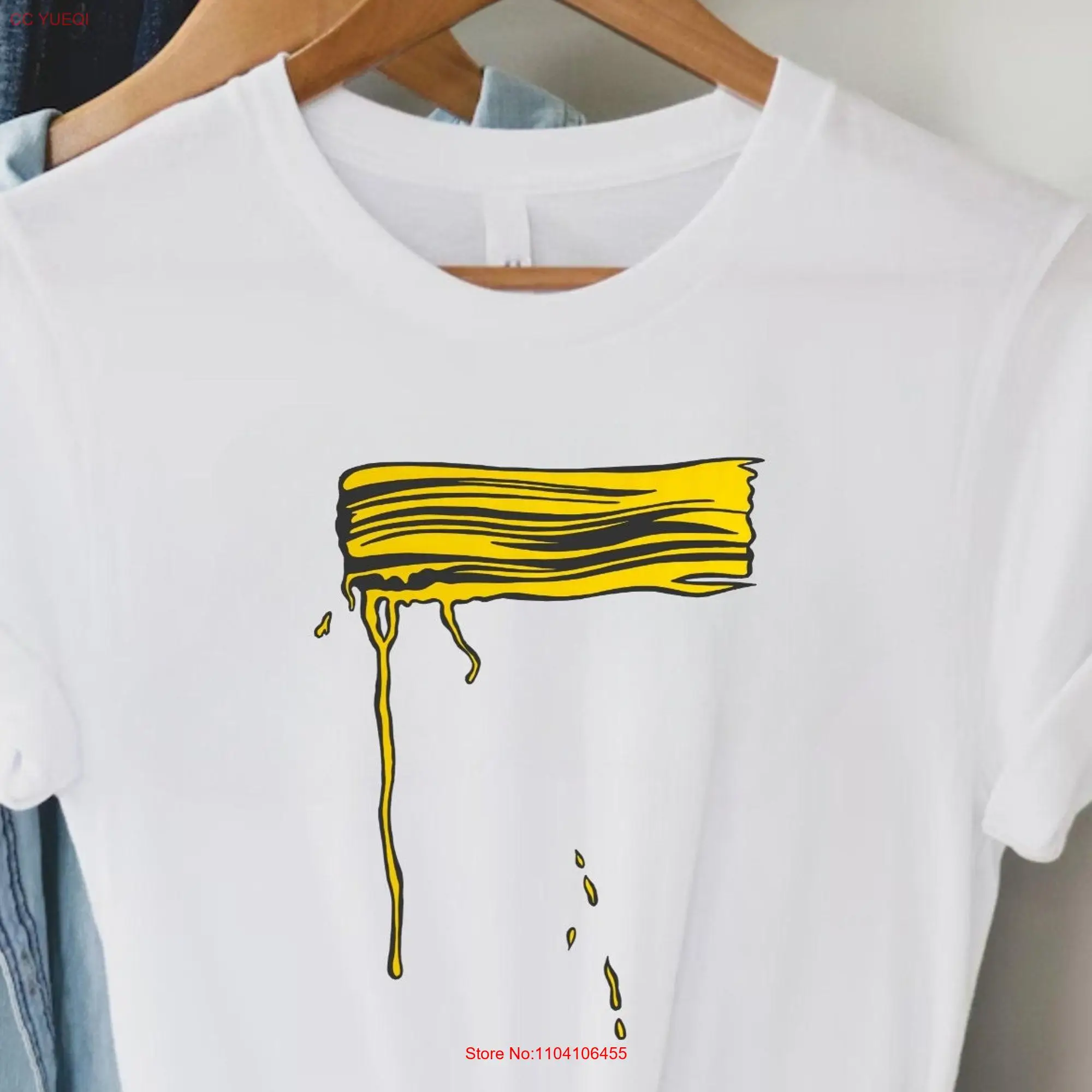 Lichtenstein T Shirt Print Comics Art  long or short sleeves