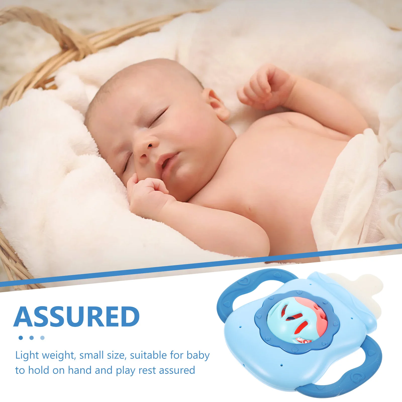 Chocalhos infantis bebê criança dentição agitando garrafa de alimentação musical forma agitando chocalho agarrando chocalho infantil