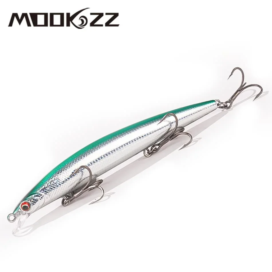 MOOKZZ SEA Minnow Floating Lure 125mm/13.5G MINNOW Hard Fishing Lure Wobble Crankbait Bait Floating Minnow Fishing Lure