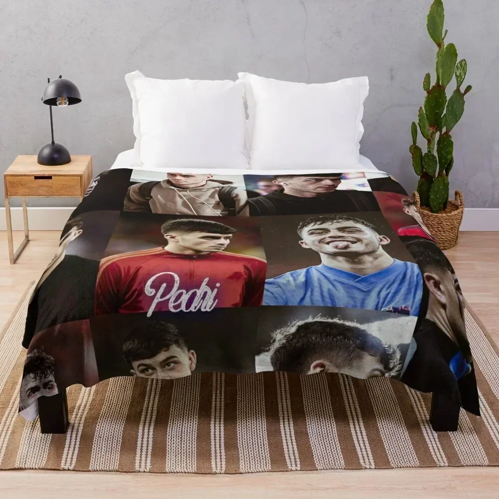 

Pedri Gonzalez Throw Blanket anime Soft Big Winter beds Heavy Blankets