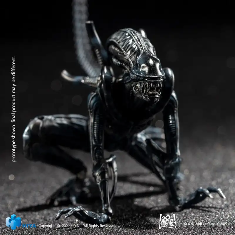 HIYA Exquisite Mini Series ALIENS Crouching Alien Kokor Action Figure, Movie PREDATOR, Collection Model Gift, 1:18, En stock