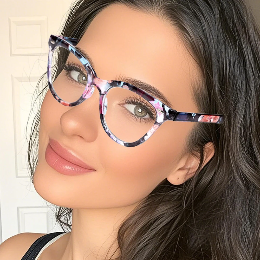 3pc Fashion Cat Eye Auto Focus Reading Glasses, Smart Auto-adjusting Presbyopia Glasses Clear Vision for Men Women