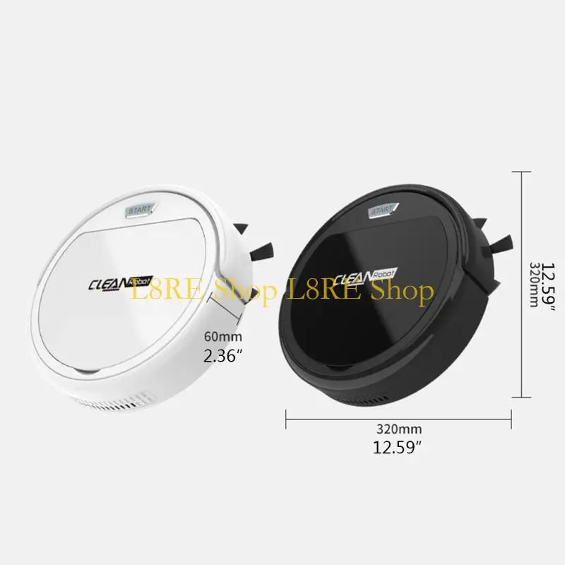 L8RE 3-in-1 Auto Robotic Vacuums Strong Suction Wet/Dry Use Low Noise Rechargeable