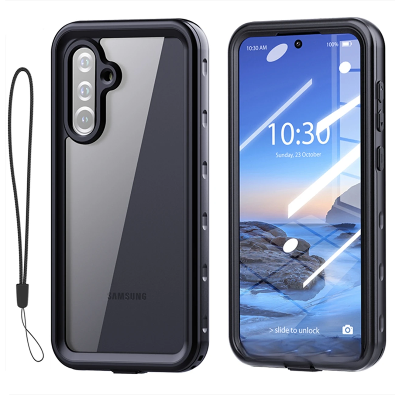 

IP68 Waterproof Case For Samsung Galaxy A56 A26 A36 A16 A55 A35 A25 A15 A54 With Lanyard Underwater Diving 360 Full Box Cover