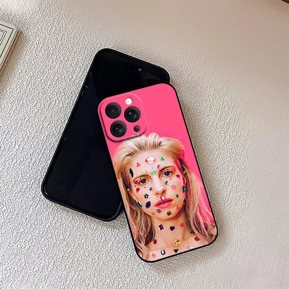 Singer Hayley Williams For iPhone 11 12 13 14 15 16 Pro Max Plus Matte Soft Silicone phone Case Ultra Thin Black Cover