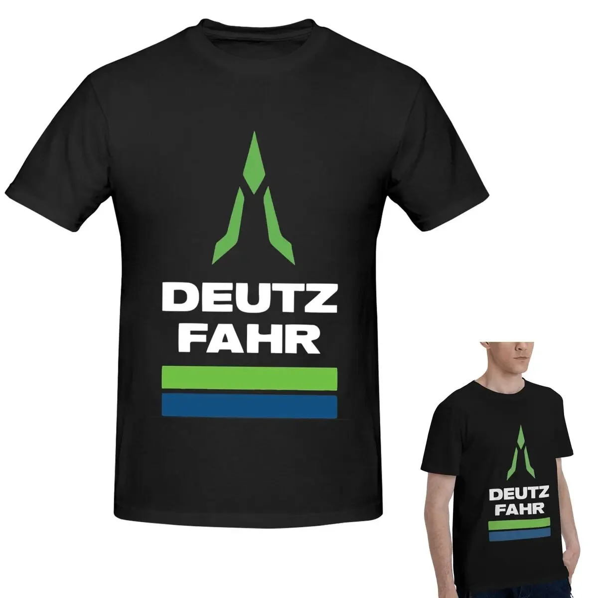 

100% хлопок Deutz Fahr Logo Merchandise Essential футболка мужская футболка большого размера мужские летние рубашки с круглым вырезом топы S-6XL