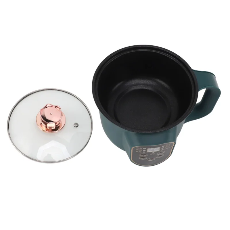 1.8L Electric Cooking Pot Intelligent Reservation 600W Electric Cooker Non Stick Hotpot For Pasta Soup Steak Eggs Oatmea 220V EU