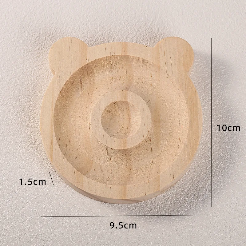 Necklace bracelet design plate DIY Jewelry Design Solid Wood Jewelry Display Plate Cultural toys bead string bracelet tray