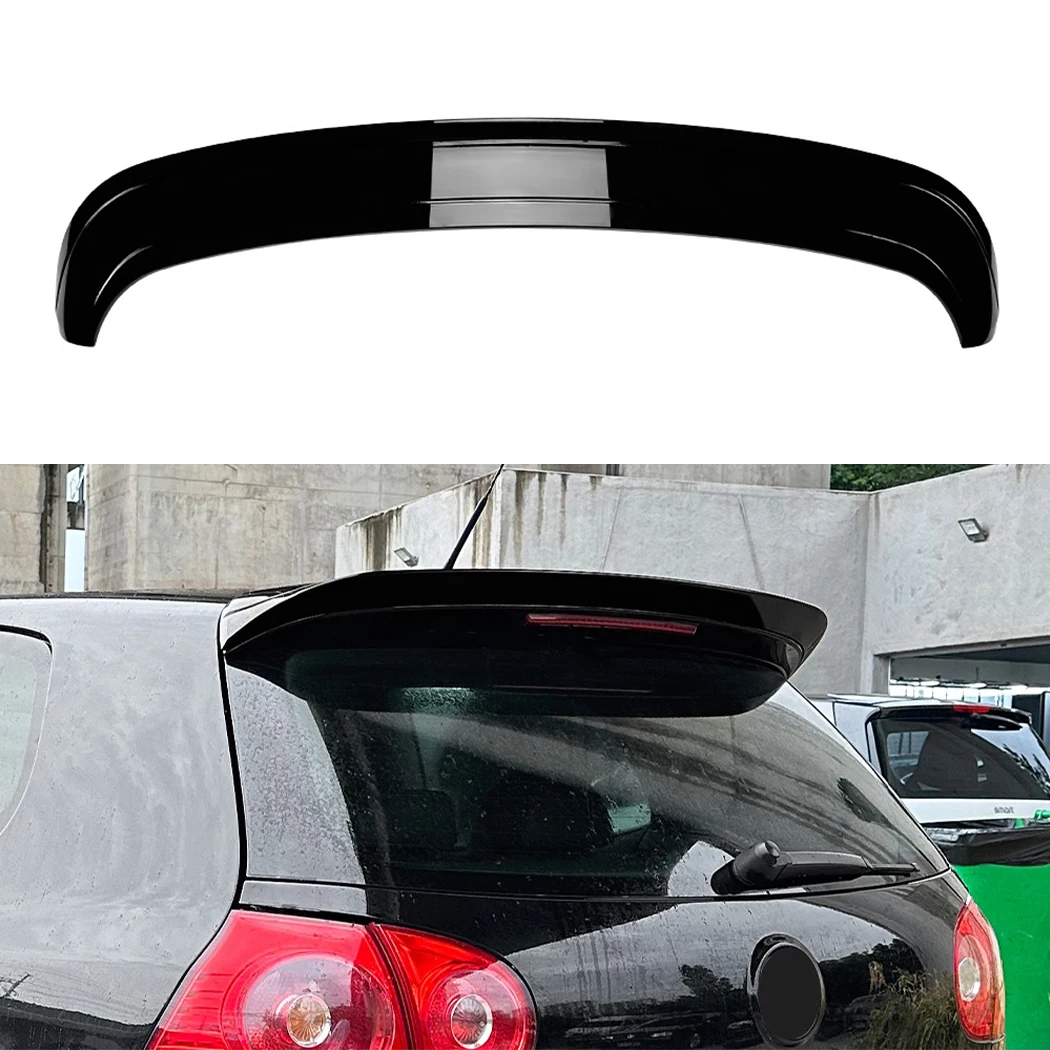 Tylny spojler do VW Volkswagen Golf 5 MK5 R32 GTI 2006-2009 Tylne skrzydło Spoiler bagażnika Pokrywa Pokrywa Splitter Lip Gloss Black