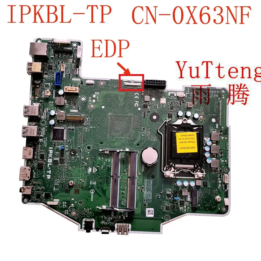 

IPKBL-TP LGA1151 for Dell Optiplex 7450 all-in-one computer EDP motherboard CN-0X63NF X63NF motherboard 100% test OK send