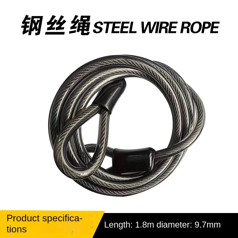 

Plastic-coated Steel Wire Rope Plastic-coated Steel Wire Rope Transparent Leather Strand Rope Swing Hammock Accessories