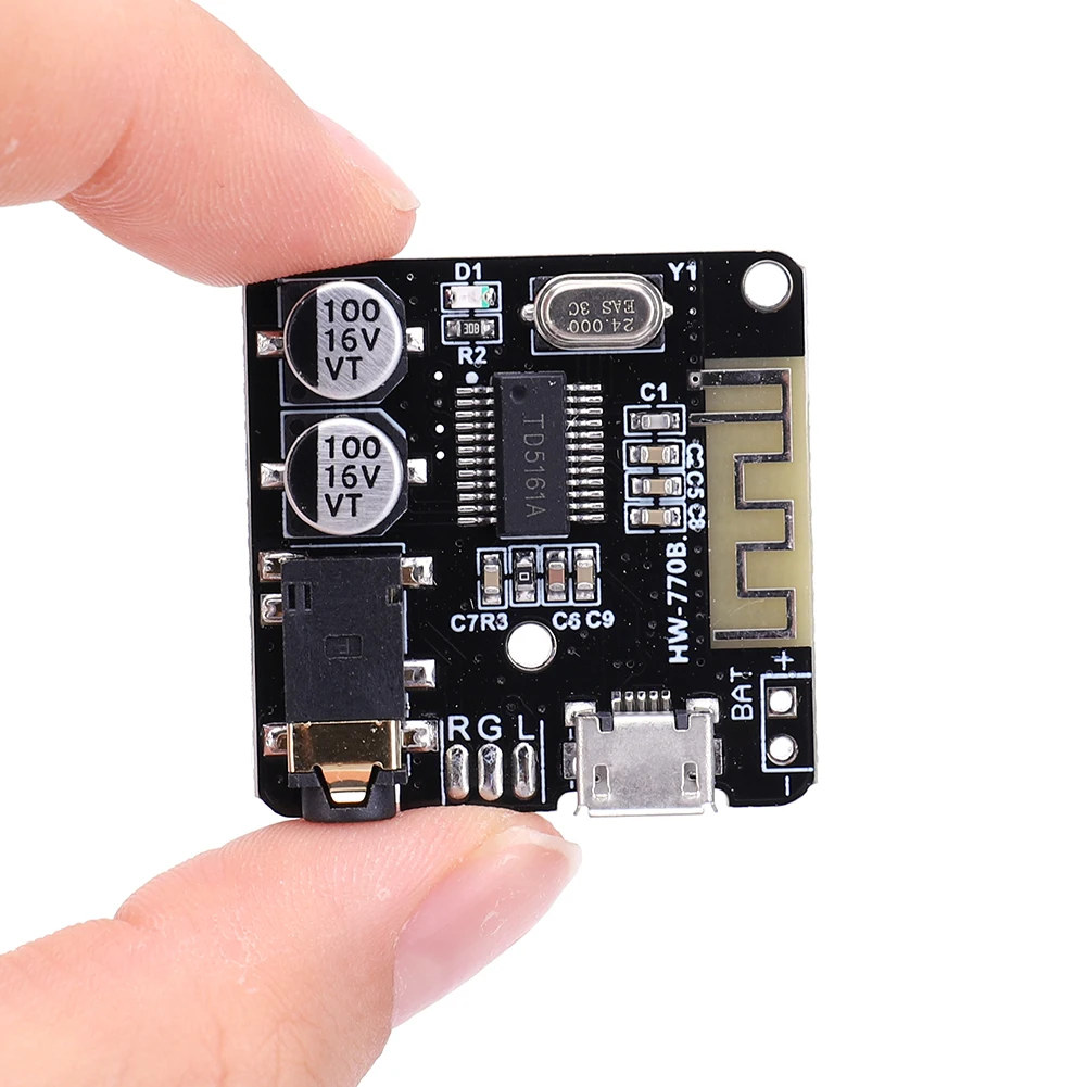 Bluetooth 5.0 Audio Receiver Board for WAV APE FLAC MP3 High Fidelity Decoding Module for Car Speaker Amplifier Enhancements