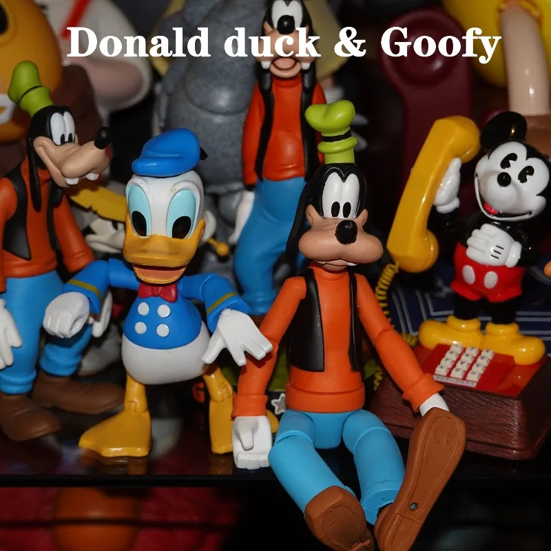 Jouet de bureau rétro en vrac, Donald Duck, figurines d'action, décoration de bureau, jouet pour enfants, cadeau d'anniversaire, Souvenir