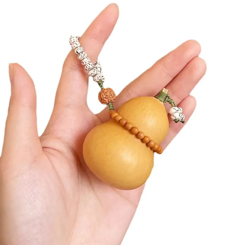 Natural Wenwan Small Gourd Handheld Piece Mini Cute Twirling Playable Decorative Ornament Gifts
