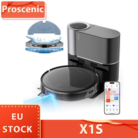 Proscenic X1S Robot Vacuum Cleaner with Mop, 3000 Pa suction power, 2-in-1 Tank, 2.5L dust bag, App and voice Control