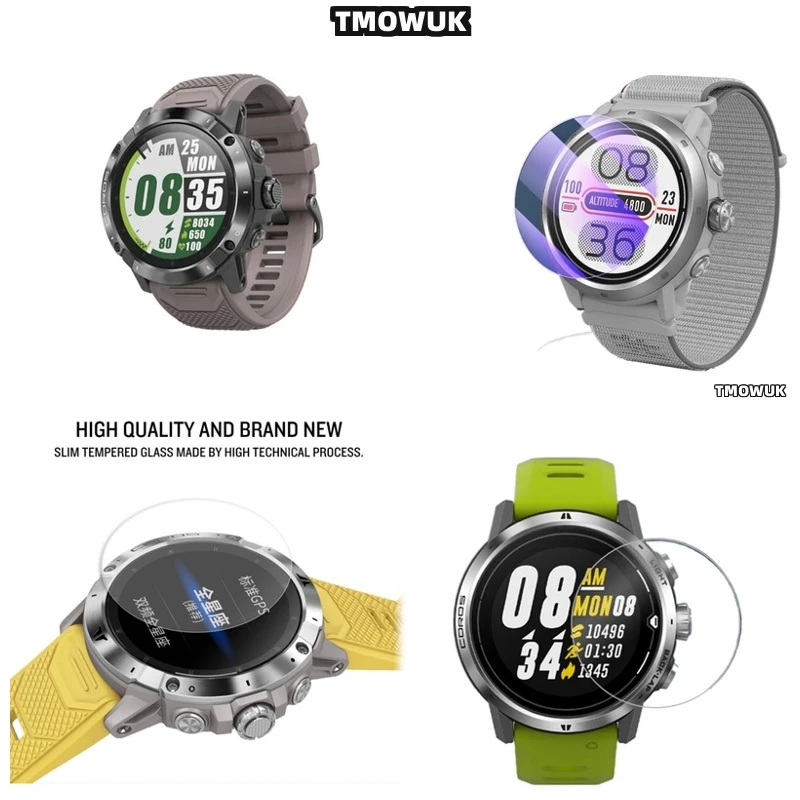 

Anti - Scratch Tempered Glass For Coros PACE 2 3 42 46 MM APEX 2 Pro VERTIX 2 2S Smart Watch HD Screen Protector 9H