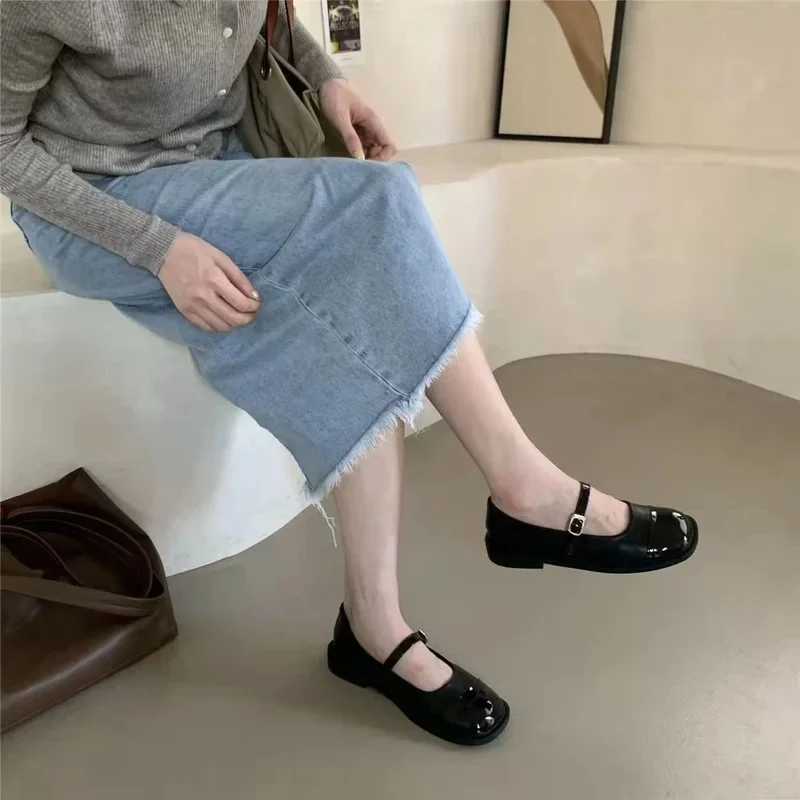 Platform Mary Jane Women Shoes Fashion French Pu Shoes Female Student Japanese Style Jk Uniform Dress Women\'s Shoes 2024