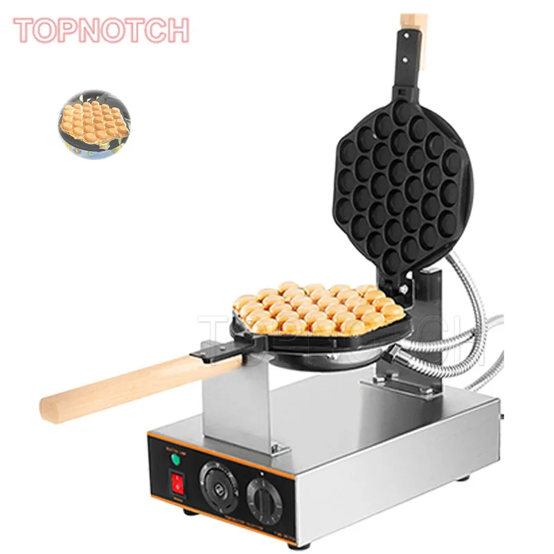 Commercial Electric Chinese Eggettes Waffle Maker Puff Iron Hong Kong Egg Bubble Baking Machine Cake Oven 110v 220v