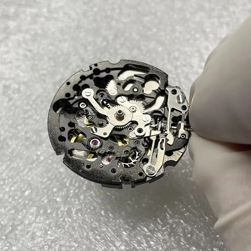 Novo 8n24 japonês relógio mecânico automático movimento 21600 preto relógio peças de reposição alta precisão núcleo
