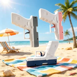 Summer Water Gun non Electric Pistol High-pressure Full Automatic Shooting Water Beach Toy Gun For kid Children Boys Girls