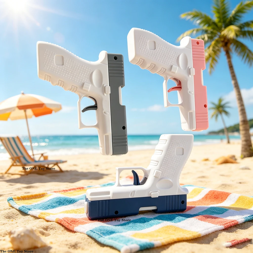 Summer Water Gun Non Electric Pistol High-Pressure Full Automatic Shooting Water Beach Toy Gun For Kid Children Boys Girls