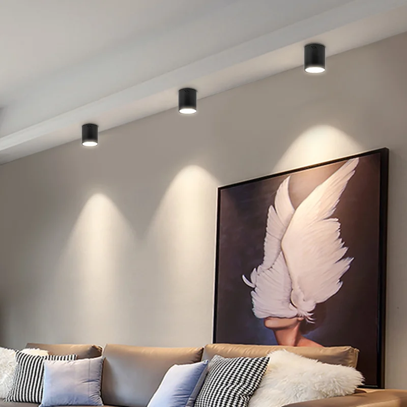 E27 Downlight Wood Grain Ceiling Lamp 220V Indoor Decor Lamps Room Lighting Living Room Corridor LED Down Lights for Bedroom
