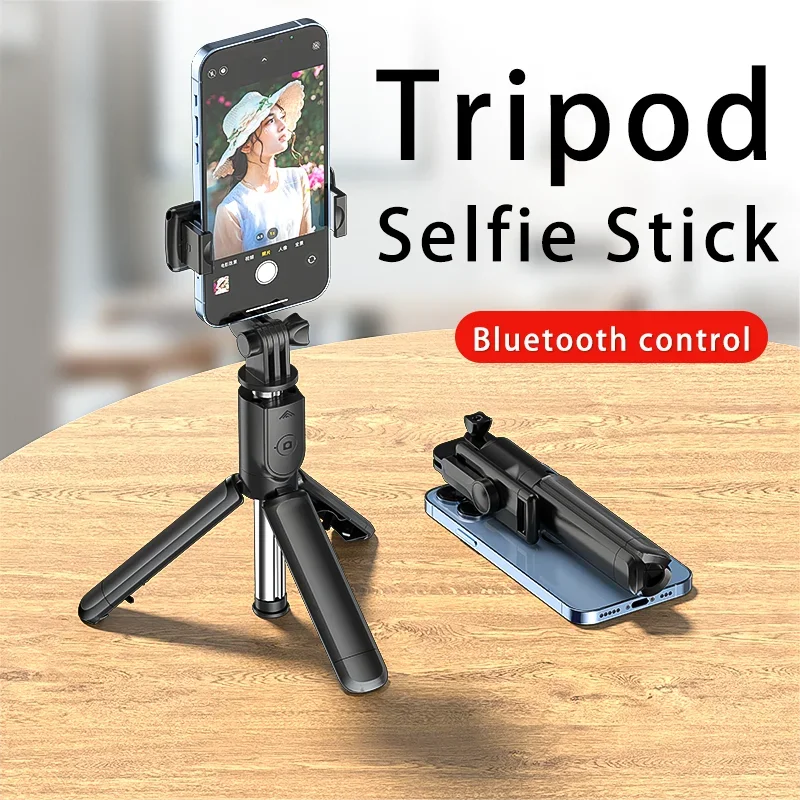 

Bluetooth Wireless Selfie Stick Mini Tripod Extendable Monopod Remote Shutter Phone Holder