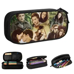 Edward Bella Pencil Case Fashion The Twilight Saga Movie Pen Box Bags Kids Large Storage studenti School Cosmetic Pencil Box