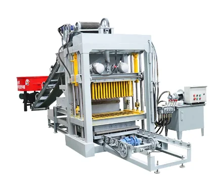 

High Output Fully Automatic Hydraulic QT4 Brick Making Machine Efficient Low Labor Cost-for Concrete Cement Raw Material Used