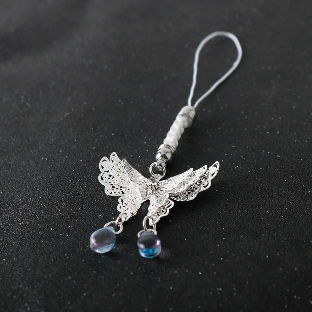 

Брелок для ключей Heaven Official's Blessing Tian Guan Ci Fu Xie Lian, подвесная веревка, цепочка для телефона в виде бабочки, аниме-орнамент Hua Cheng, ремешок