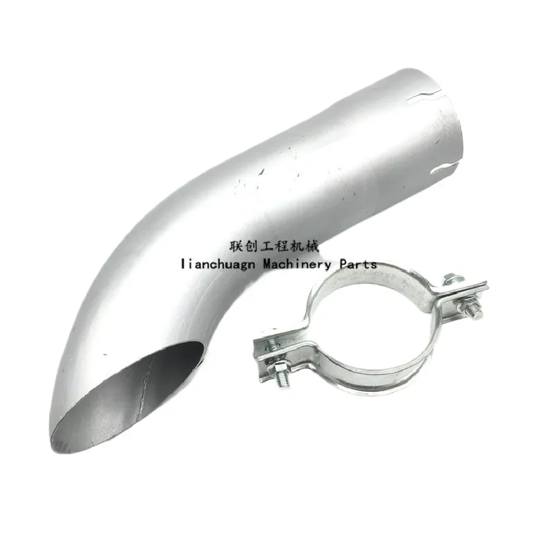 For Hitachi ZAX200/210-3 muffler tailpipe engine muffler tailpipe exhaust pipe outlet excavator accessories