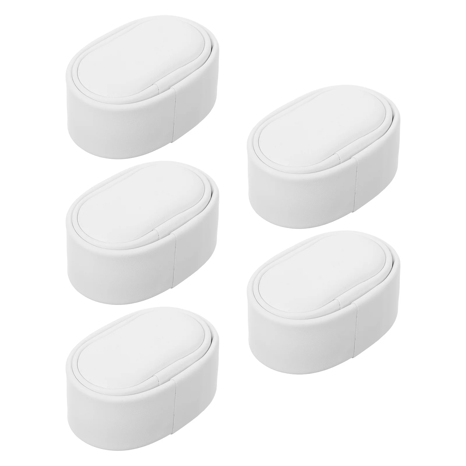 

5Pcs Small Watch Pillow PU Insert for Watch Display Box Replacement Cushion Pad Mini Automatic Winder Holder Compact for Travel