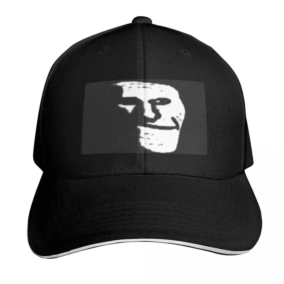 Depressed Sad Troll face MEME Baseball Cap Moisture Wicking Quick Dry Curved Brim Classic Fit Low Profile Unstructured