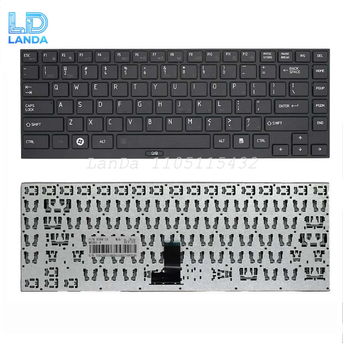 

Клавиатура США для ноутбука Toshiba Portege R935 R700 R705 R730 R830 R835 R735 R930