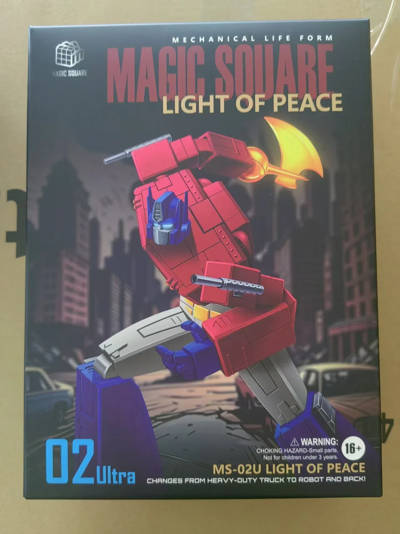 [Auf Lager] Quadratische MS-TOYS MS-02U MS02U Super 2.0 Version OP Leader MP Scale Actionfigur mit Box – Geburtstagsgeschenk