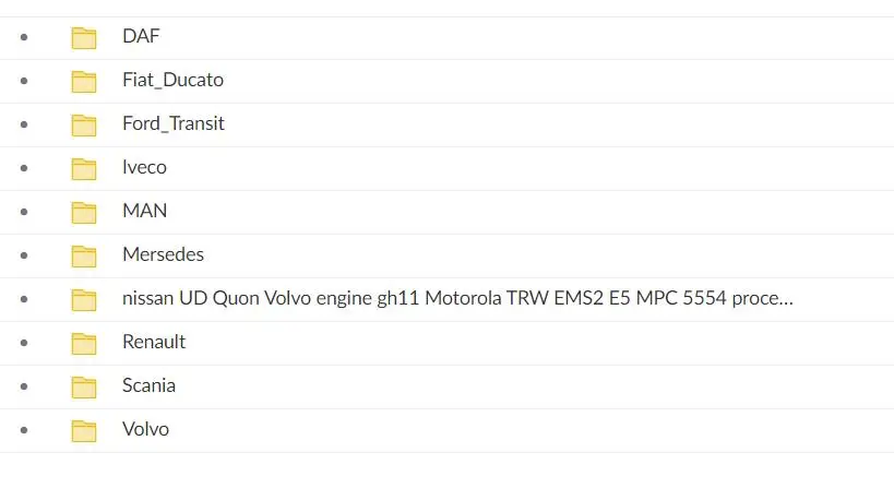 Collection Firmwares for Truck and Bus for European +Trucks Tuning Files Dpf&egr Off Oroginal Files Vmax Stage1 Stage2 Stage3