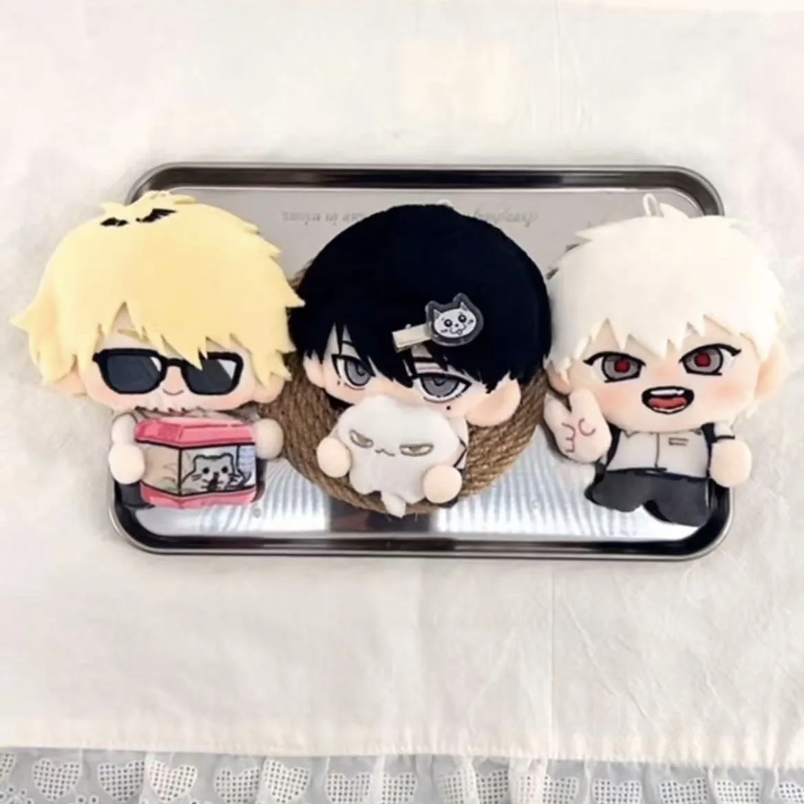 10cm The Summer Hikaru Indo Plushie Stuffed Doll Died Tsujinaka Yoshiki Tanaka Cosplay Plush Pandents Doll Toys Xmas Gifts view 2