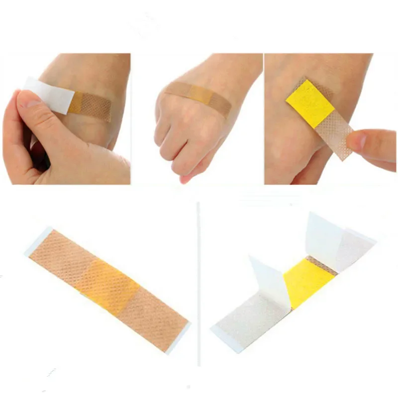 50pcs/set Emergency Bandaid Waterproof Adhesive Bandage for Kids Adult Outdoor Capming Travel Breathable Hemostatic Paster