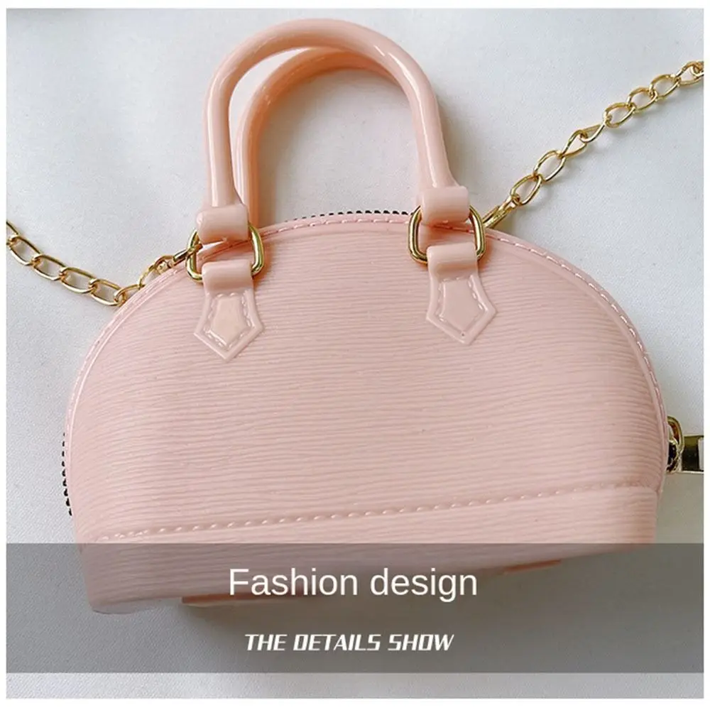 High-capacity Mini Shell Crossbody Bag Pu Leather Solid Color Single Shoulder Bag One Shoulder Crossbody Bag Girl