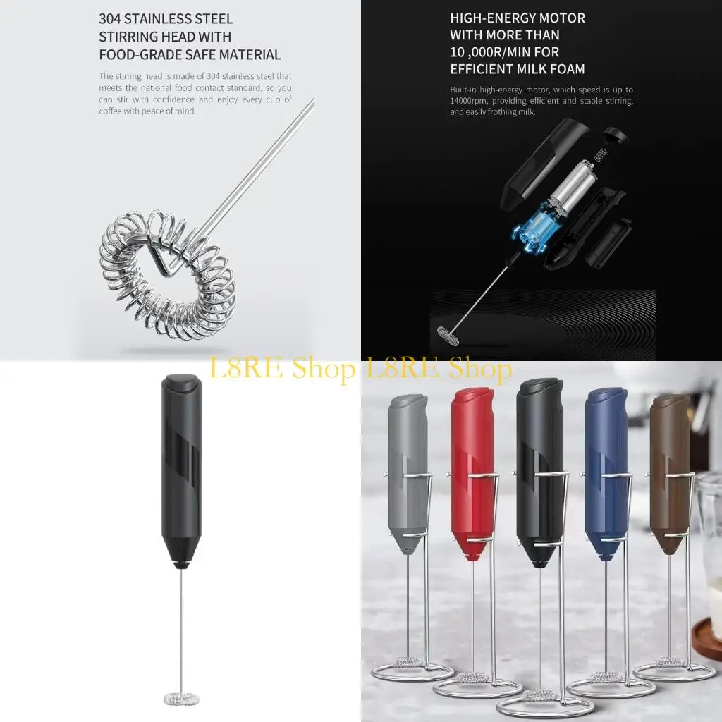 Electric Milk Frother кофейное пена пена висеть микшер яиц -битер мини -портативное молоко