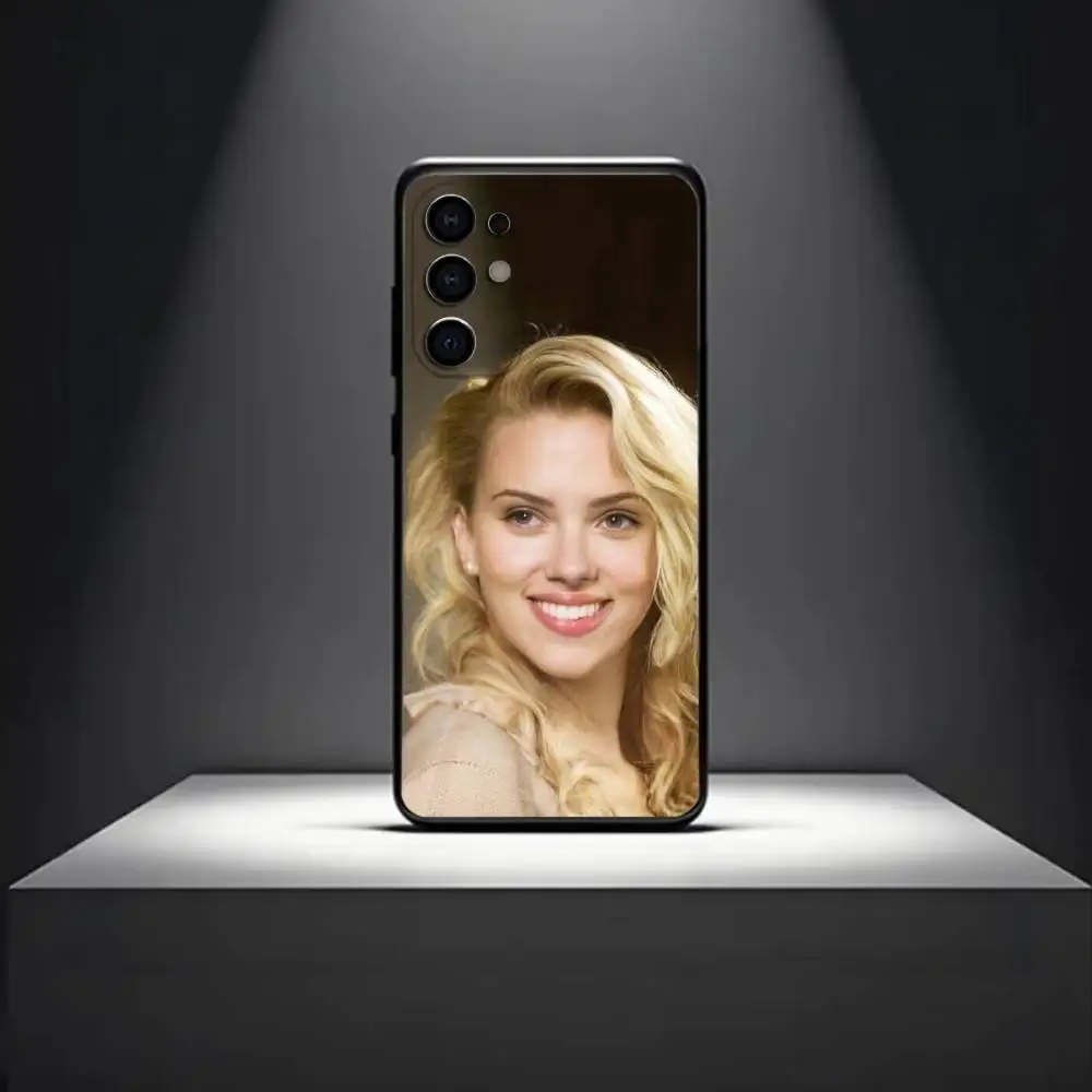 S-Scarlett J-Johansson  Phone Case For Samsung S 25,24,23,22,30,21,10,9,Ultra,Plus,Lite,FE,4,5 G Soft Black Case - náhled 4