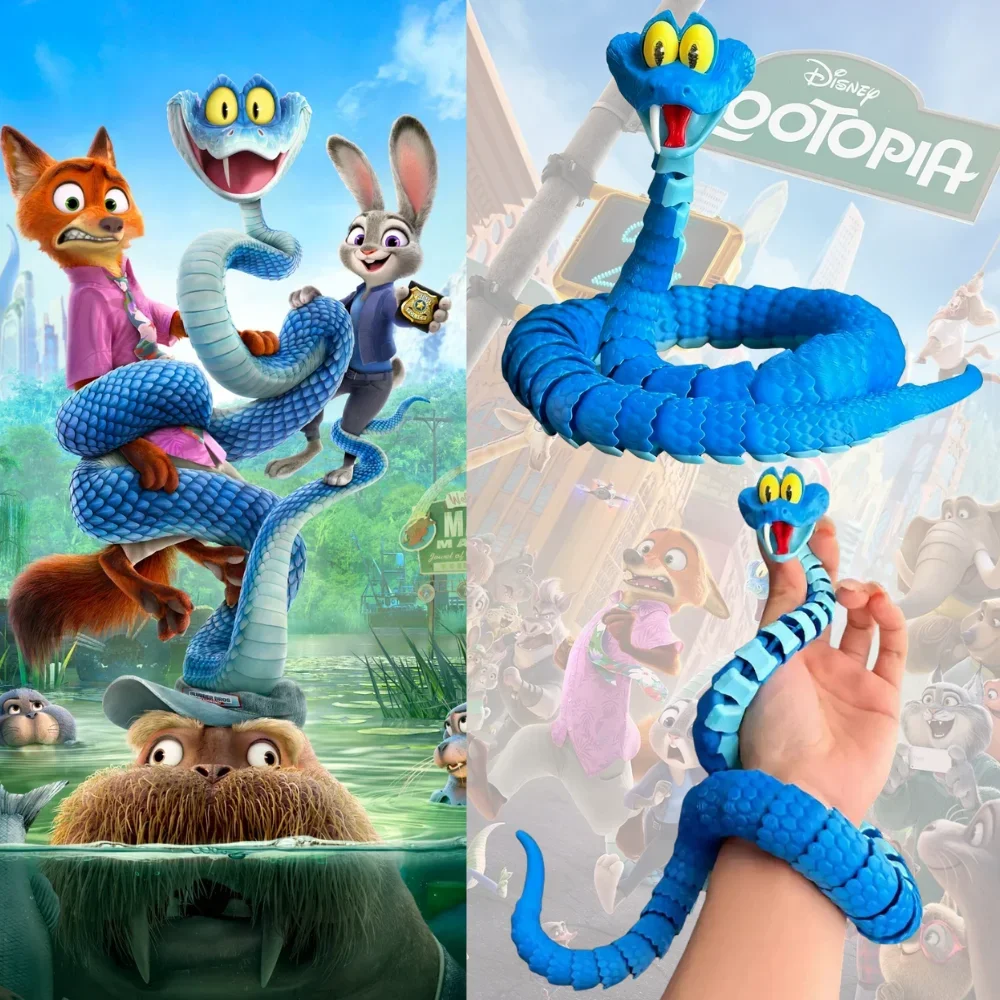 ディズニー ズートピア 3D プリント アクションフィギュア アニメ 可動ジョイント フィジェットトイ 回転式 関節式 オフィスデスクトップ装飾玩具 ギフト