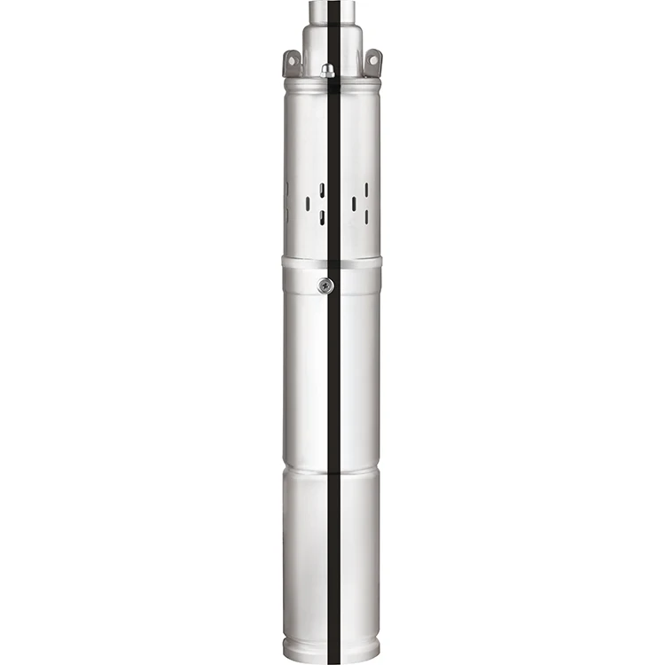 

1 Inch Dc Brushless 48v 90 Head Stainless Steel Material Solar Deep Well Submersible Pump for Borehole Deep Wells
