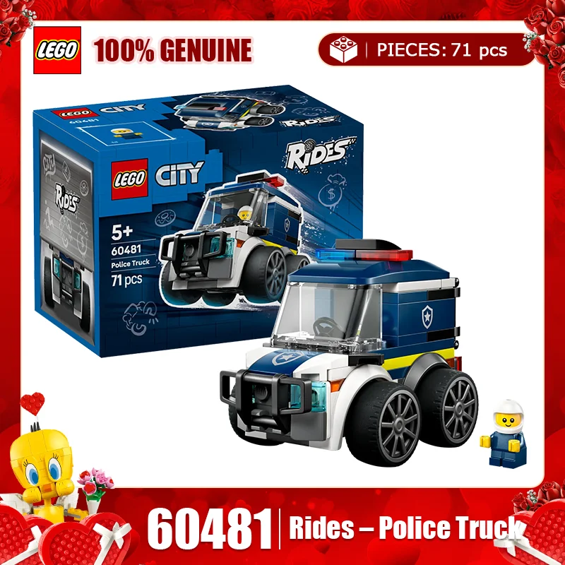 

Lego City Series 60481 Whirlwind Fleet - Police Truck Boys and Girls Children's Puzzle Building Toy Gift