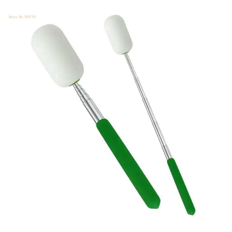 3Pcs Professional Telescoping Sponge Sticks Extendable Clay Sponge Sticks Dropship