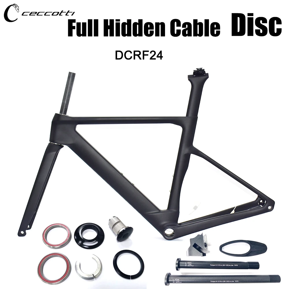 Full Carbon Road Bike Frame with Internal Wiring Design, Bicycle Frame Road